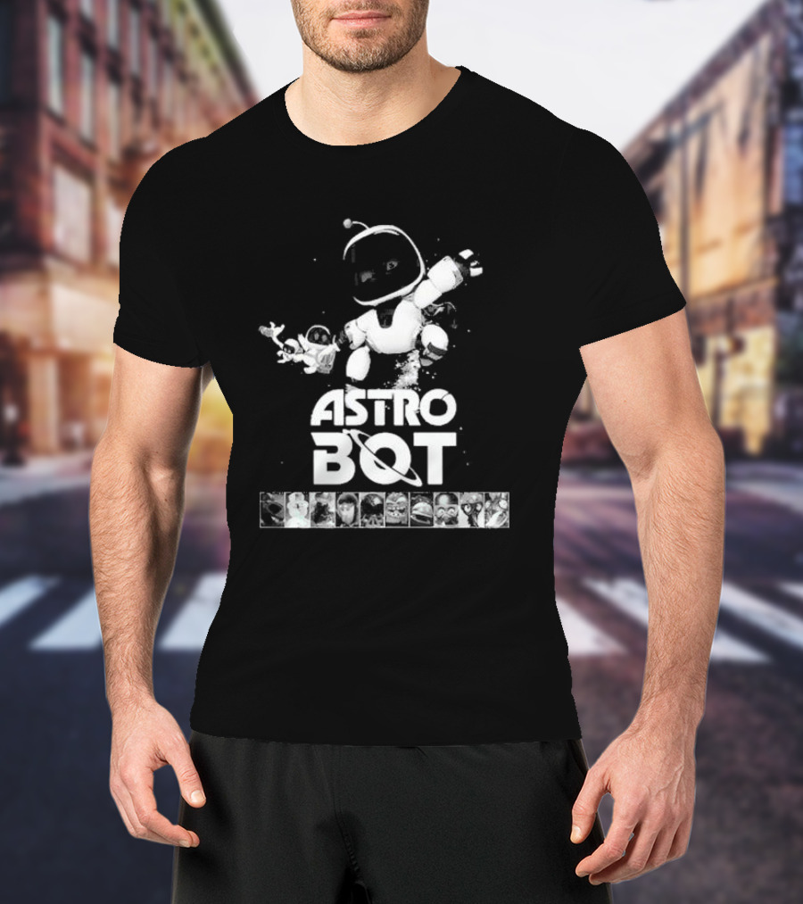 Astro Bot Prestige Adventure Galaxy Characters T-Shirt
