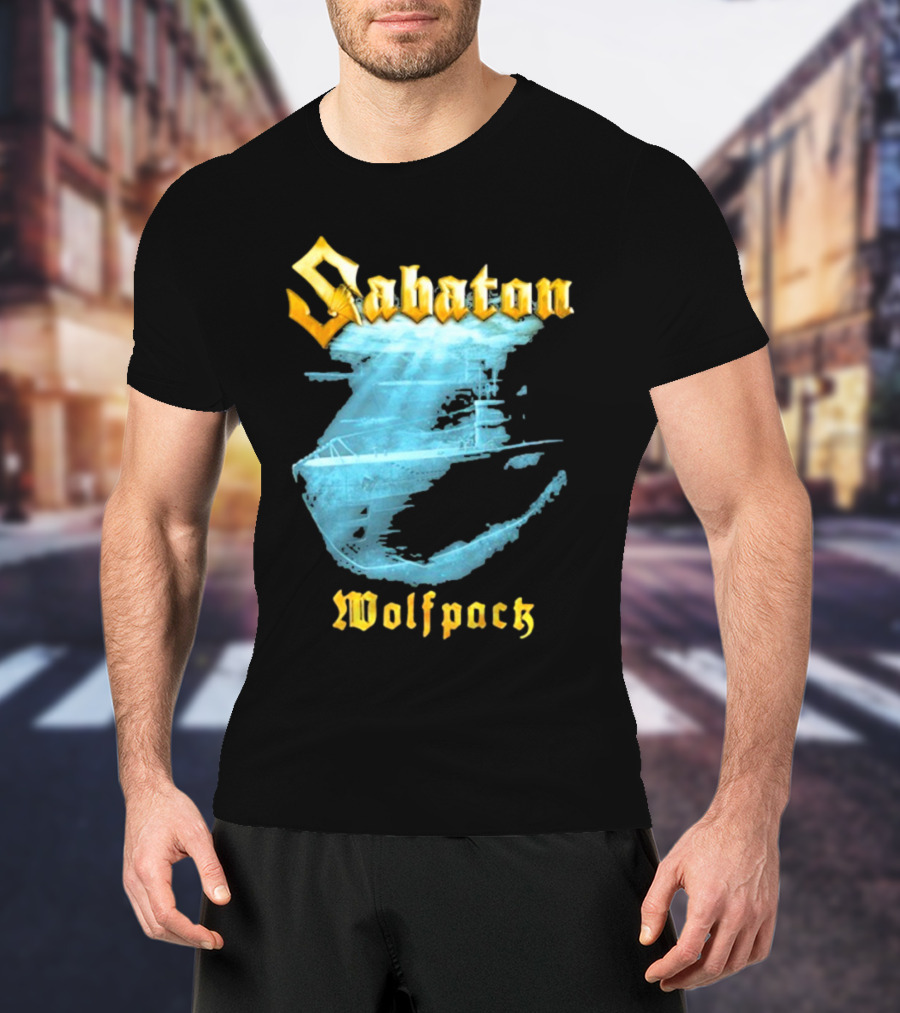 Sabaton Wolfpack Submarine Battle Reflection T-Shirt