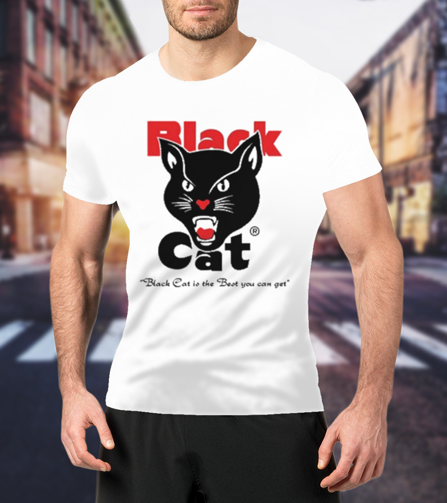 Black Cat Is The Best You Can Get Matthew Livelsberger T-Shirt