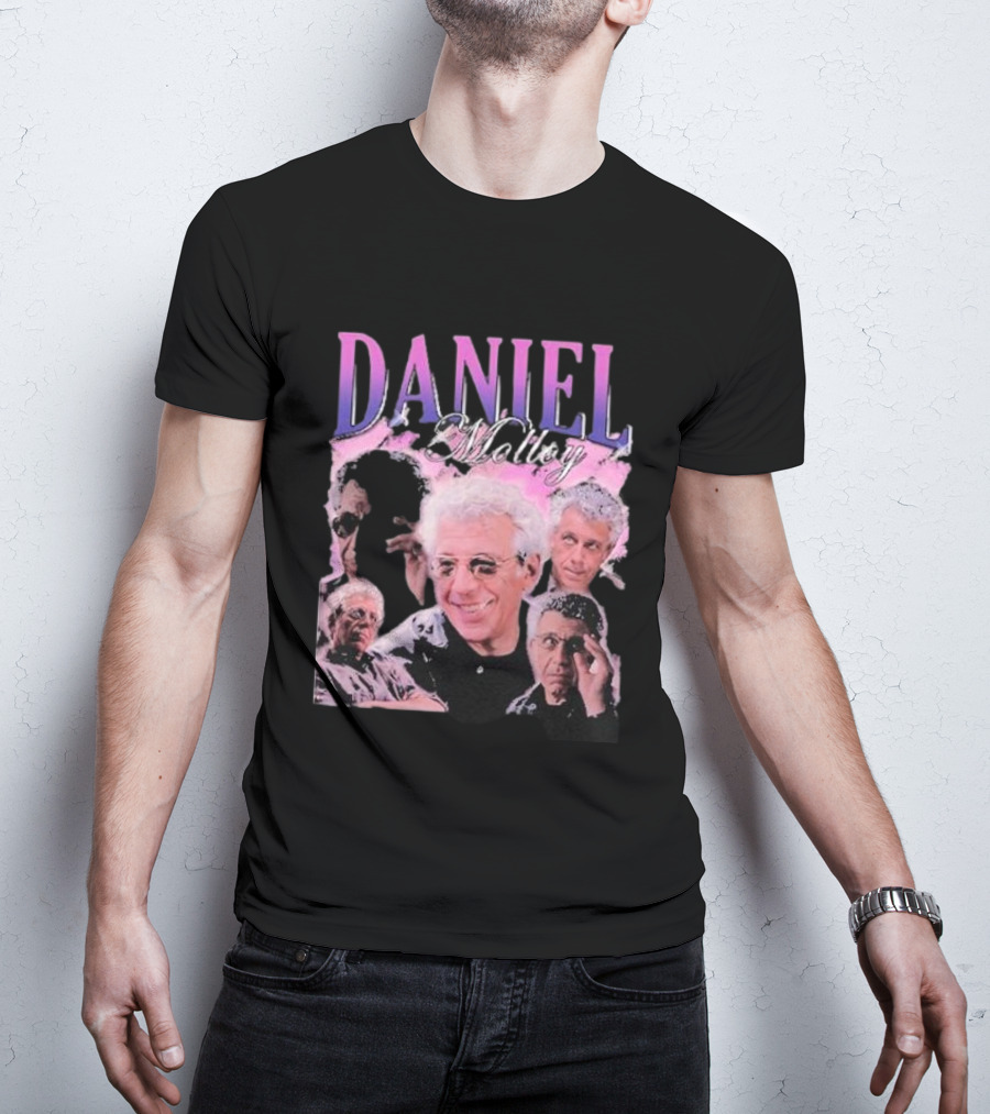 Daniel Molloy Vintage Collage Pink And Purple Aesthetic T-Shirt
