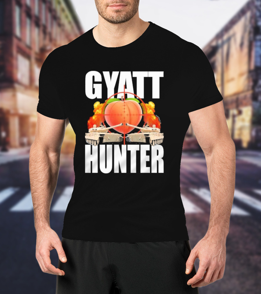 GYATT Hunter Crankin My Hog Meme Tanks Peach Target Explosion T-Shirt