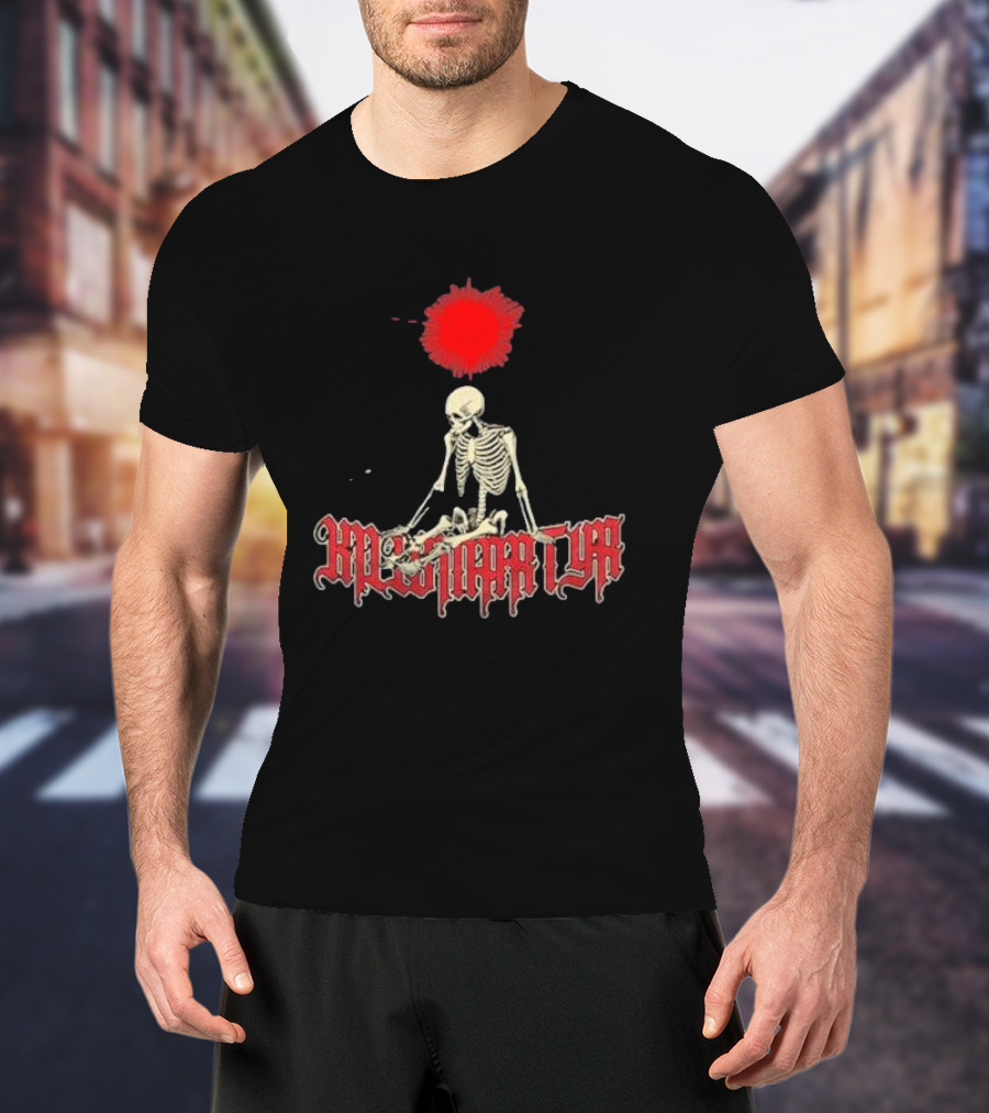 Killsmartyr Skeleton Red Sun T-Shirt