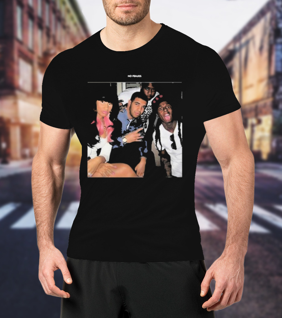 Maiya The Don No Frauds Young Money Crew Photo T-Shirt