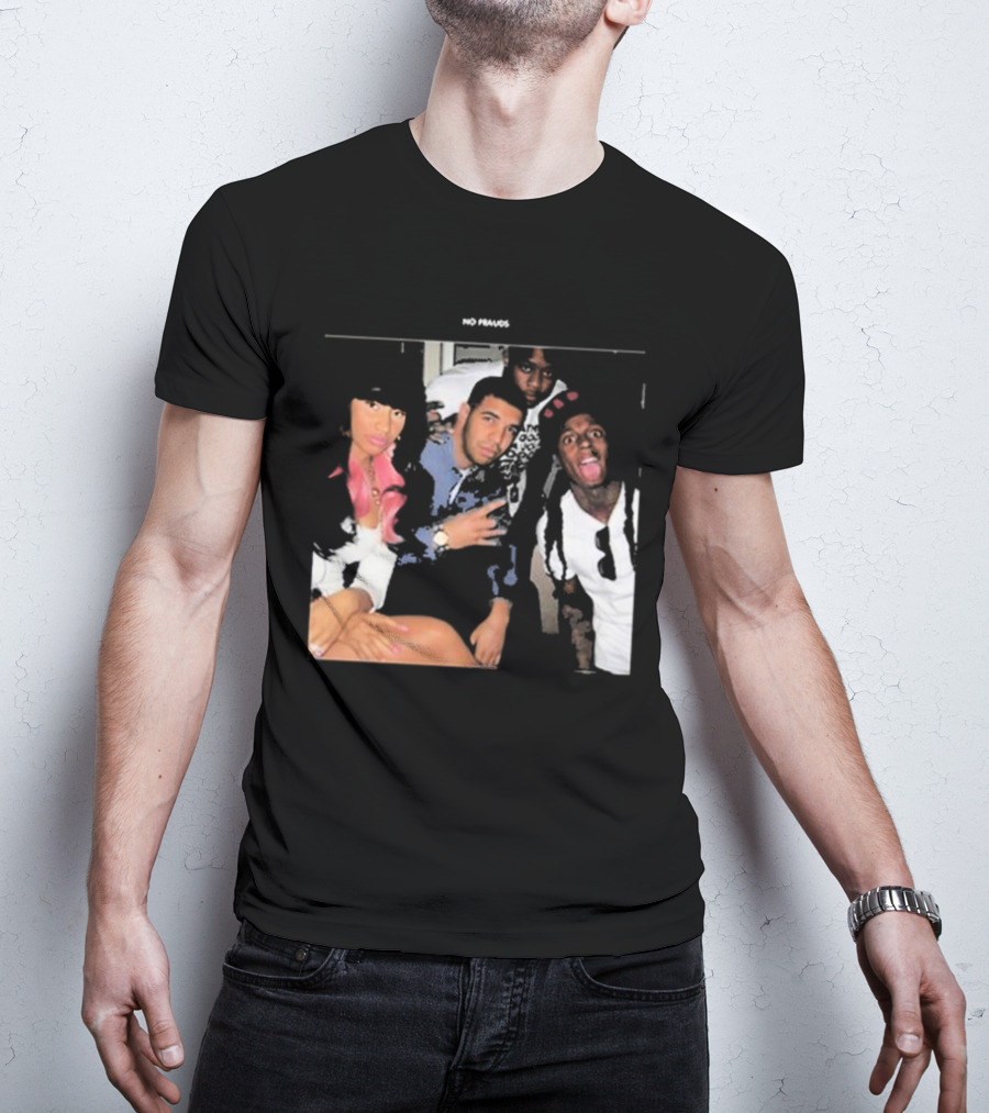 Maiya The Don No Frauds Young Money Crew Photo T-Shirt