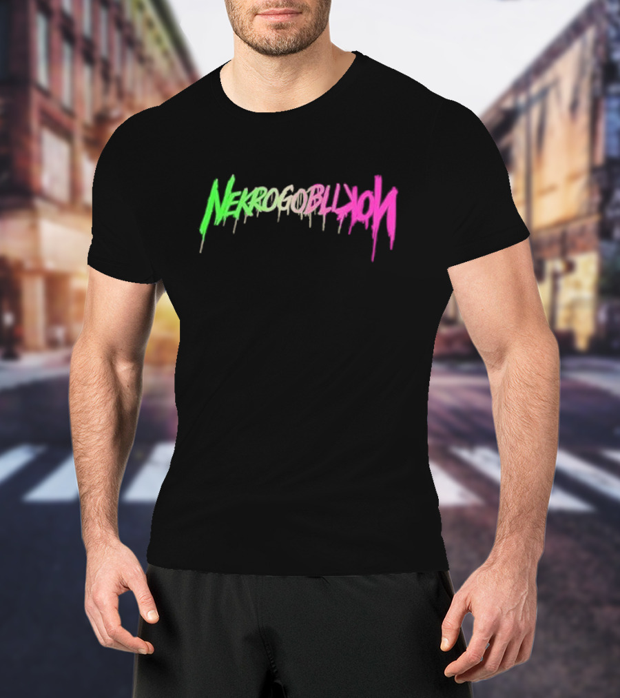 Nekrogoblikon Goblin Mode Wicked Ombre Neon Drip T-Shirt