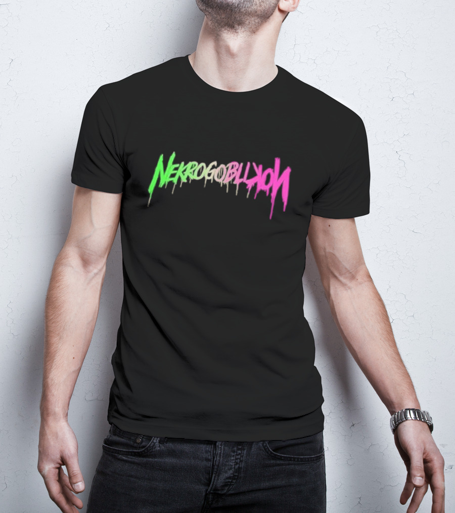 Nekrogoblikon Goblin Mode Wicked Ombre Neon Drip T-Shirt