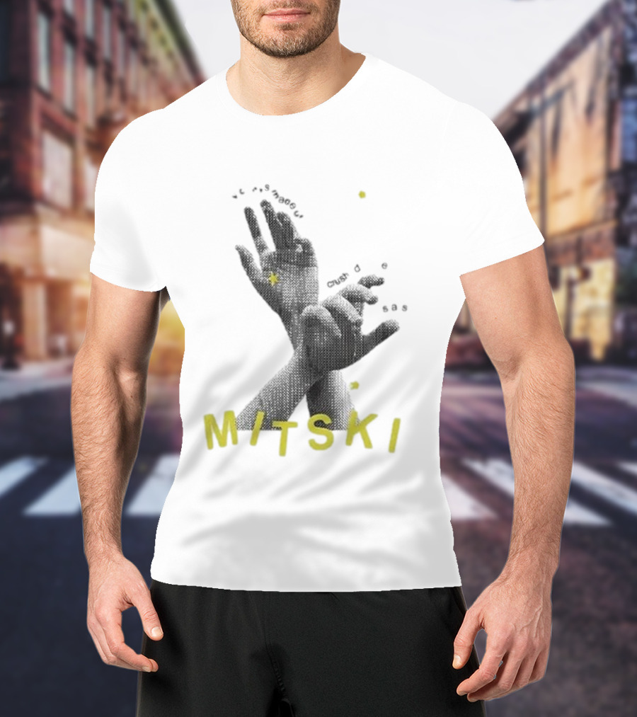 Mitski My Body’s Made Of Crushed Little Stars Hands T-Shirt