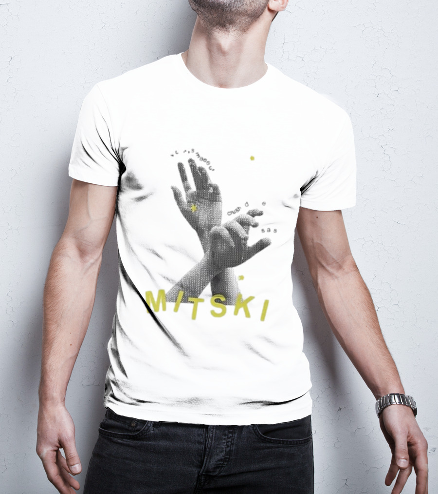 Mitski My Body’s Made Of Crushed Little Stars Hands T-Shirt