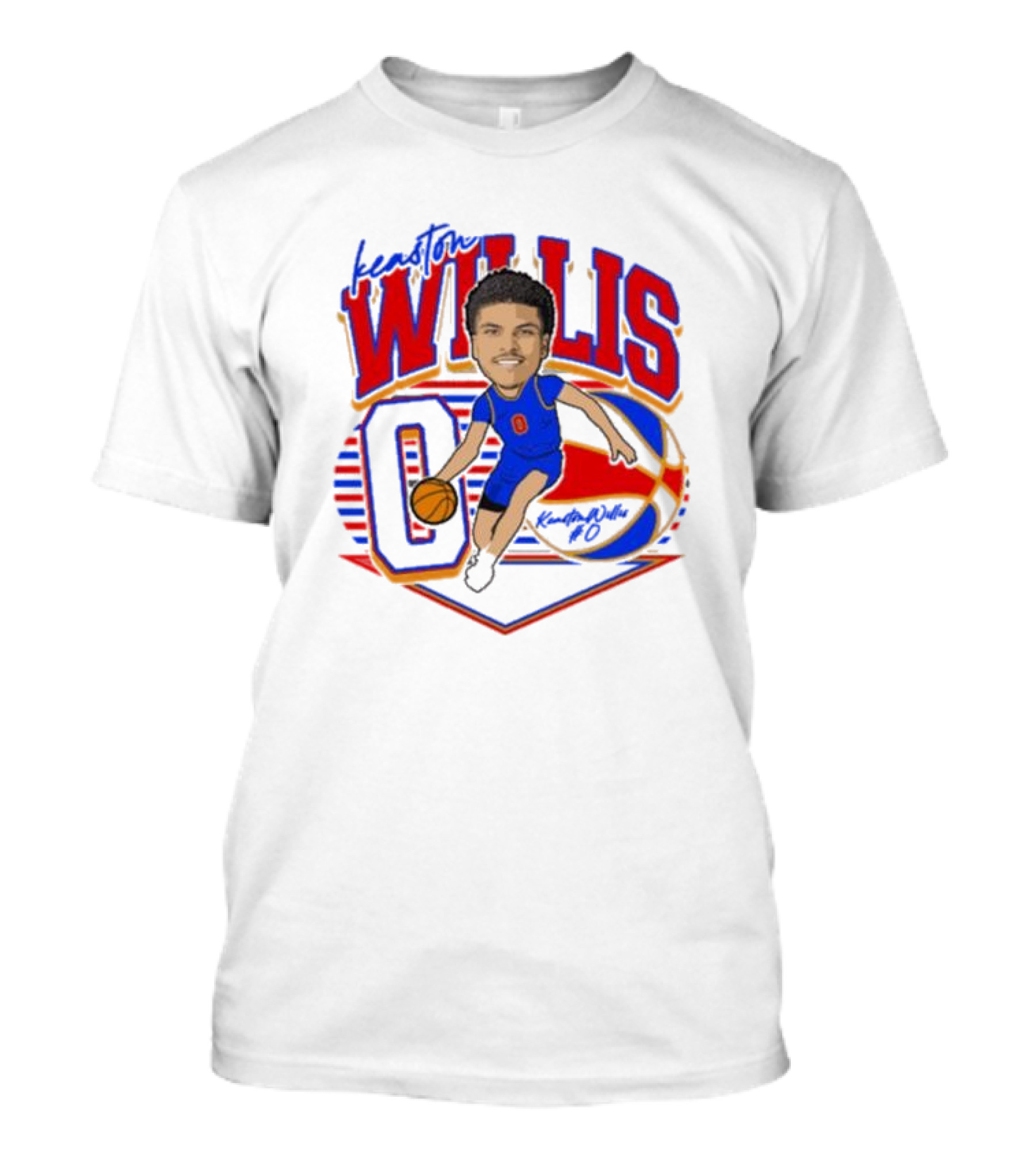 Keaston Willis 0 Basketball Design Tulsa Guard Player T-Shirt