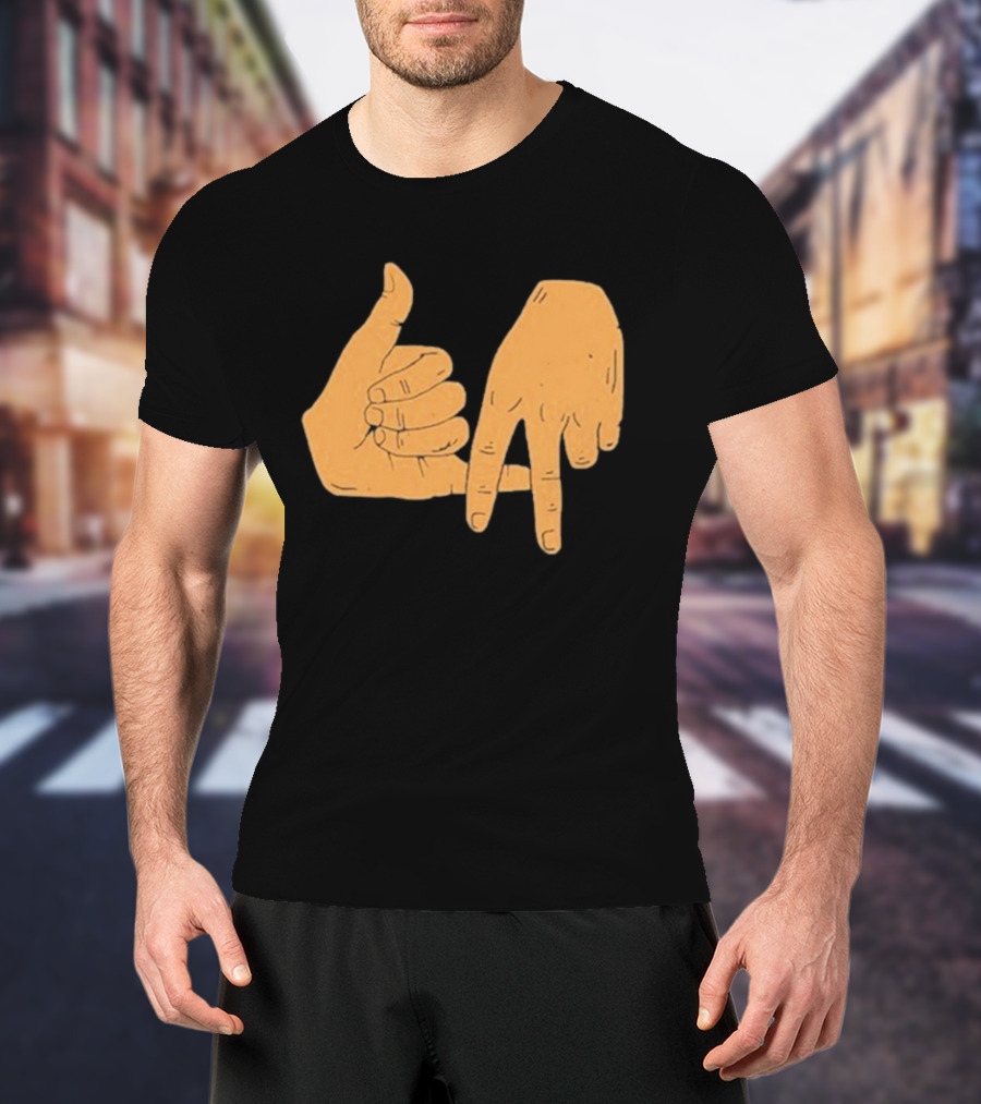 Dirty Coast Los Angeles Hand Gesture T-Shirt