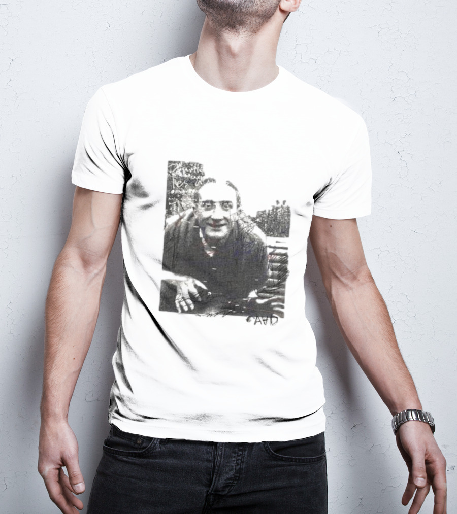 Duchamp Portrait AVID Text Compilation T-Shirt