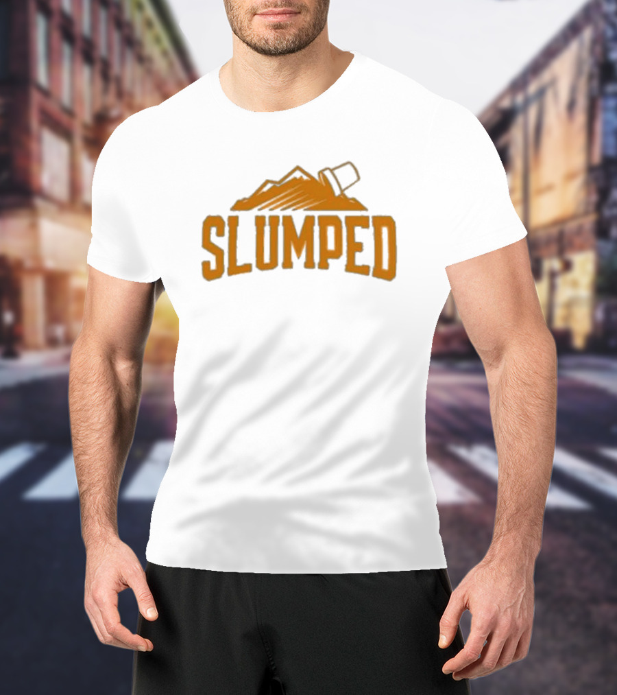 Slumped Gold Mountain Cup T-Shirt