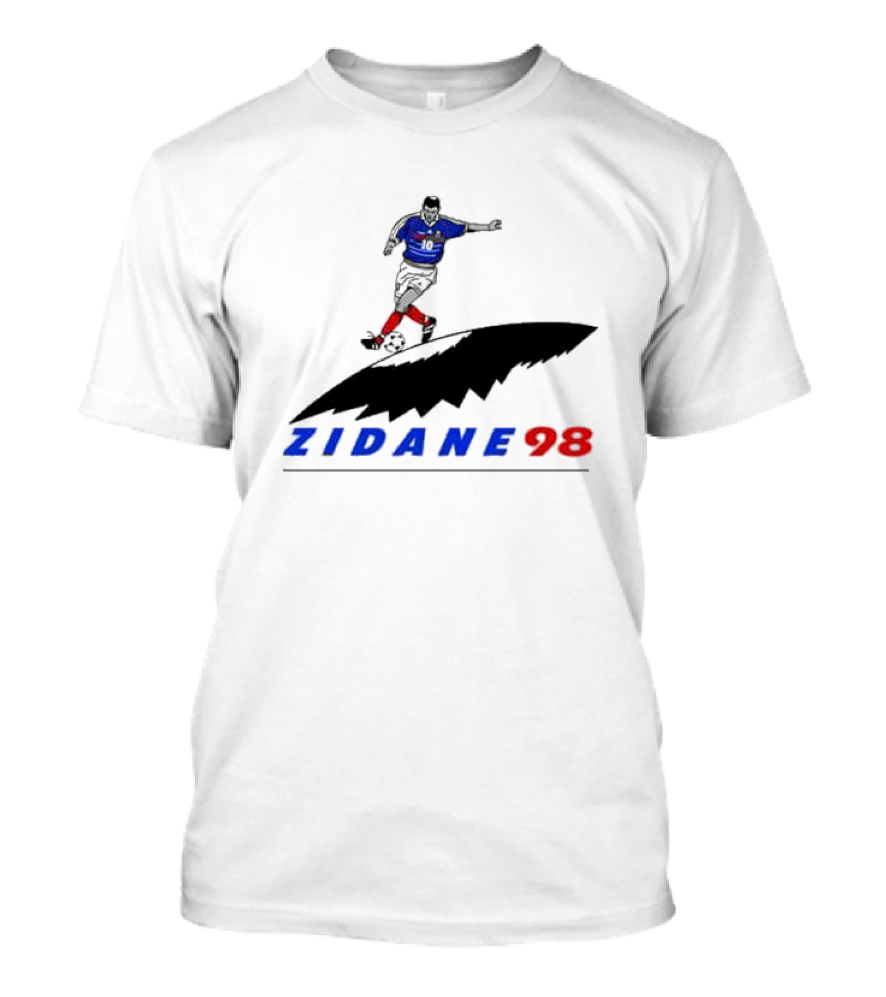 Zinedine Zidane 98 France Soccer Legend Ico...T-Shirt 