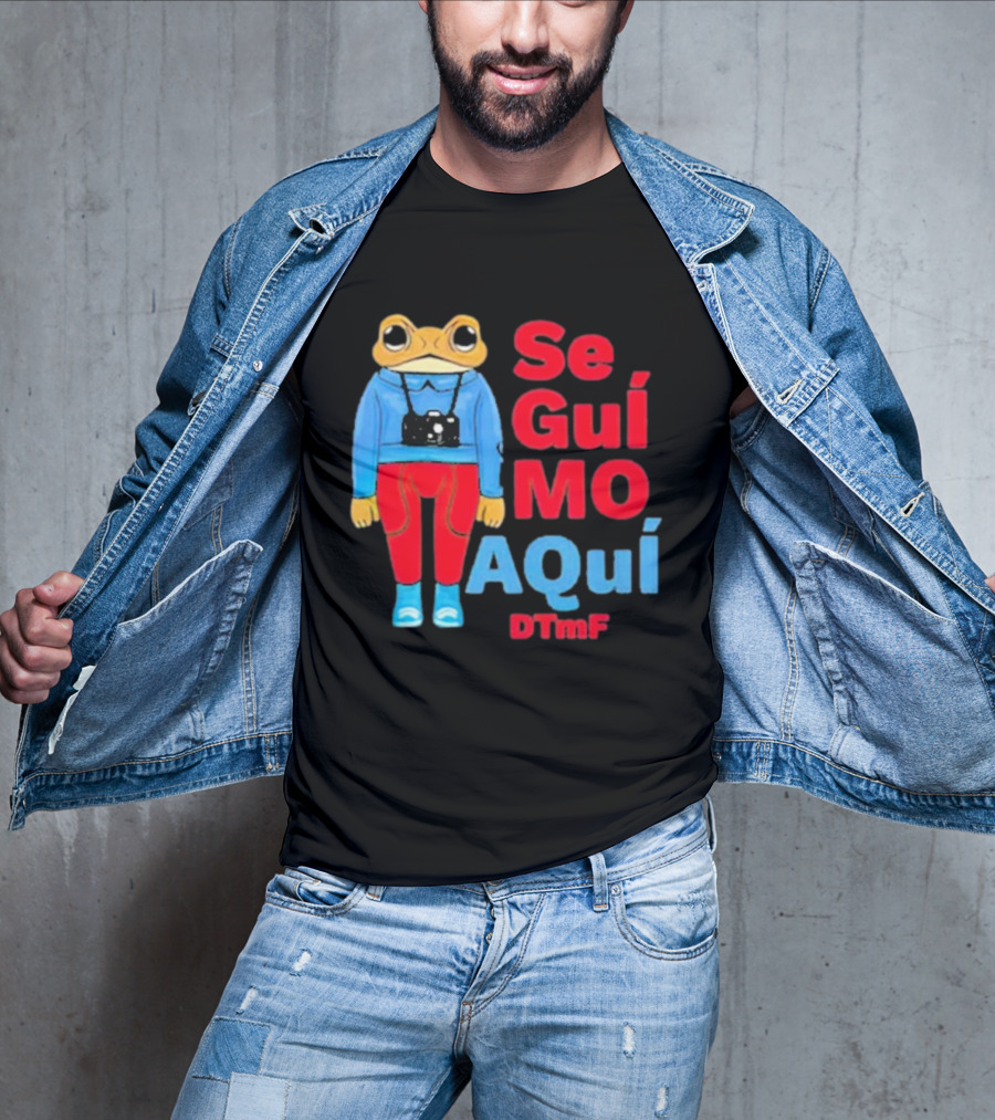 Se Guí Mo Aquí DTMF Frog With Camera T-Shirt