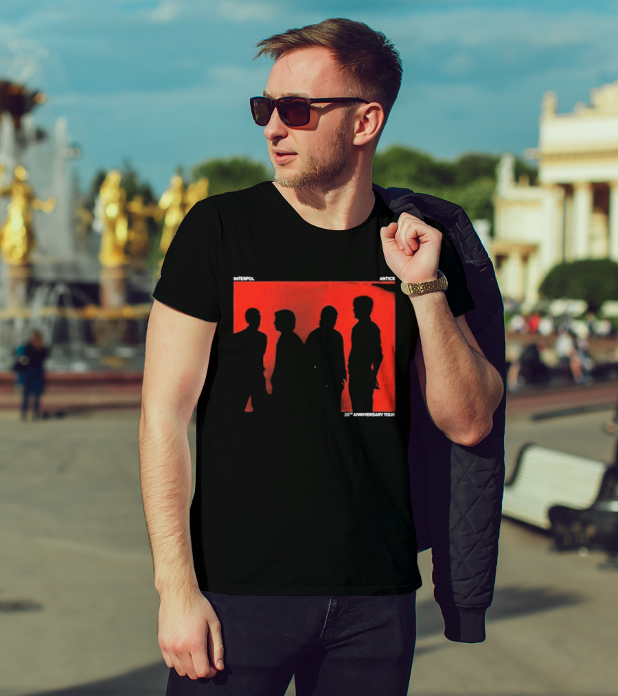Interpol Antics 20th Anniversary Tour Silhouettes T-Shirt
