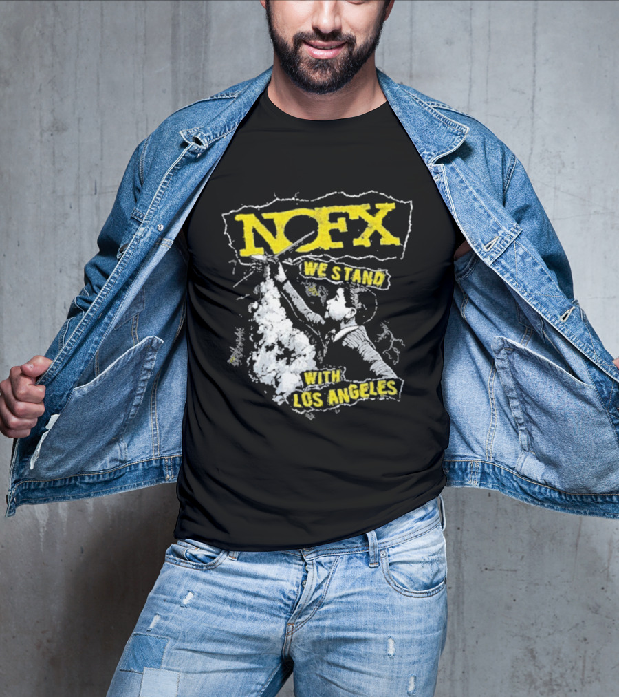 NOFX We Stand With Los Angeles Fire Relief Sebas Theriault T-Shirt