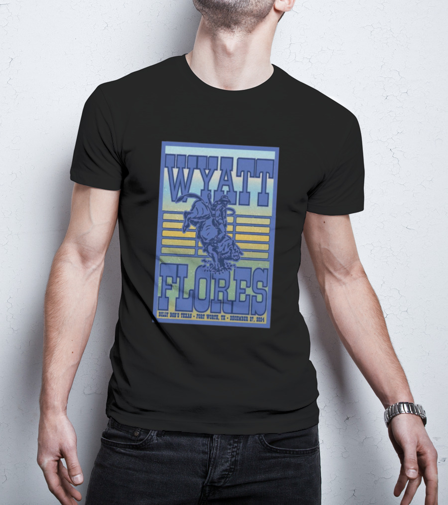 Wyatt Flores December 27 2024 Billy Bob’s Texas Fort Worth Rodeo T-Shirt