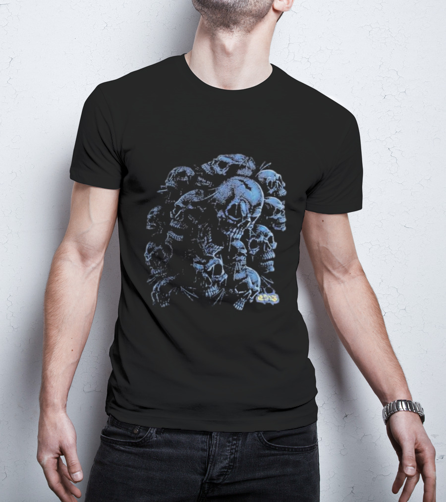 Yardsale Crypt Blue Skulls Collection T-Shirt