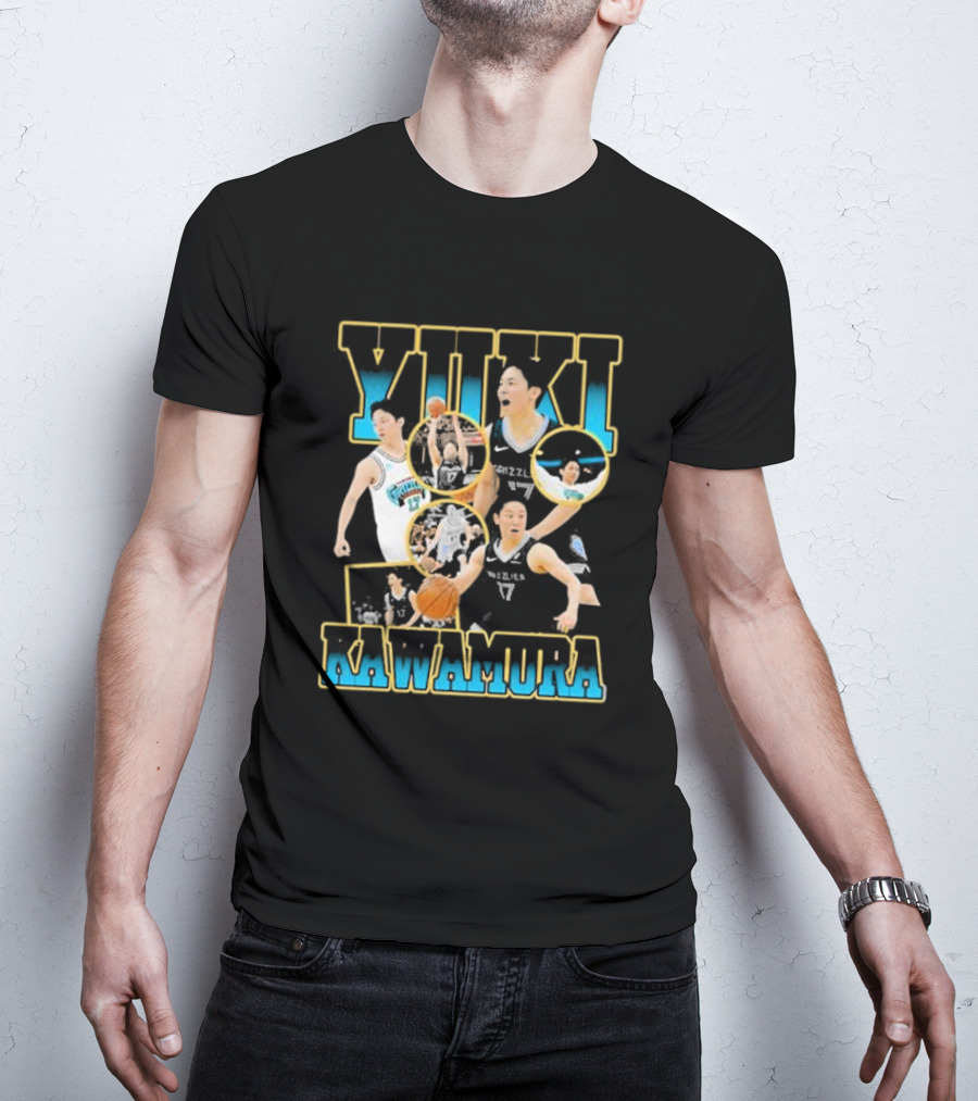 Yuki Kawamura Basketball Action Collage T-Shirt