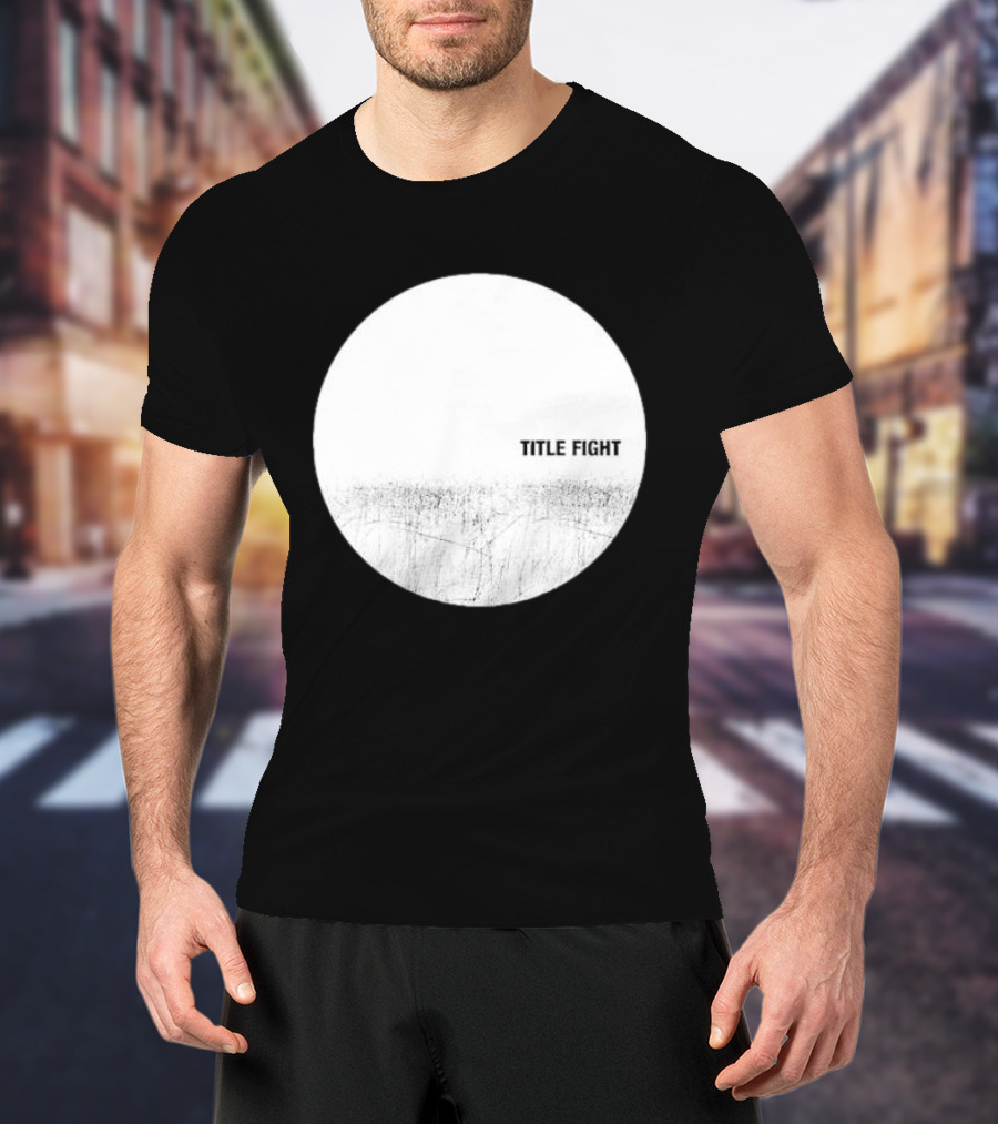 Title Fight Scratch Circle White T-Shirt