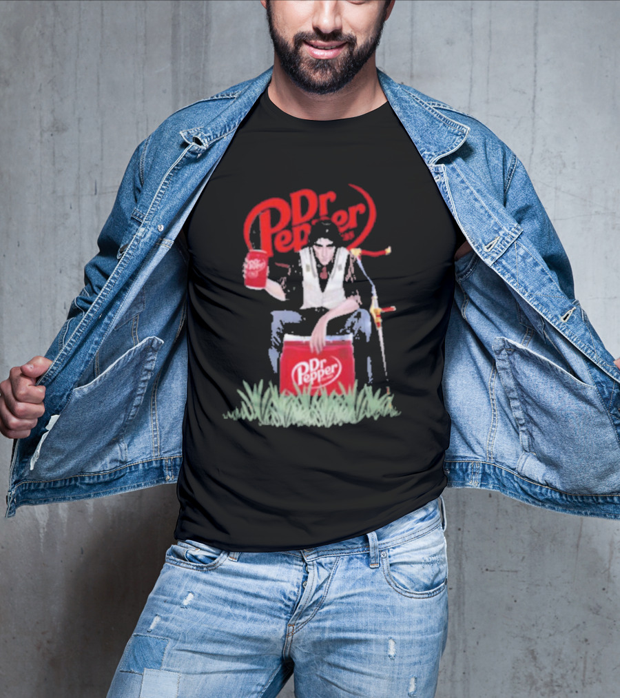 Viktor Season 2 Dr Pepper Warrior Sitting On Dr Pepper Crate T-Shirt