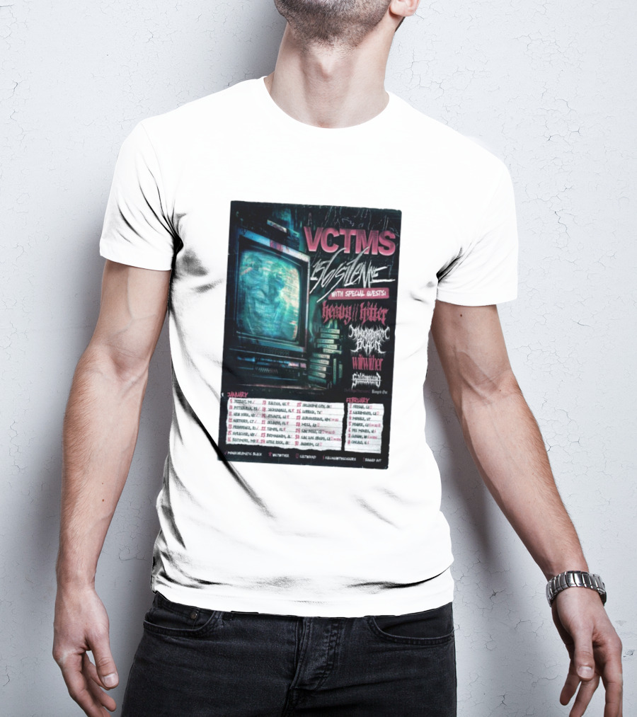 VCTMS 156 Silence Heavy Hitter Boundaries Fox Lake Winter 2025 Tour Dates T-Shirt