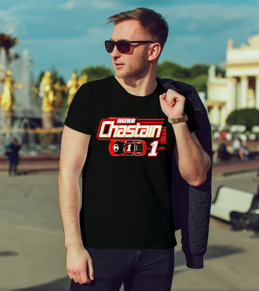 Ross Chastain 1 Racing Car Number One T-Shirt
