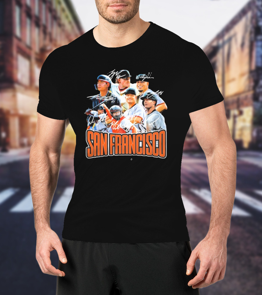 San Francisco Giants MLB Players Series Signatures 2025 T-Shirt