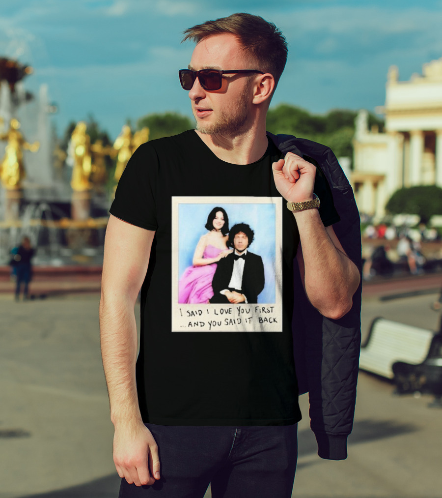 Selena Gomez I Said I Love You First And You Said It Back Polaroid Photo T-Shirt