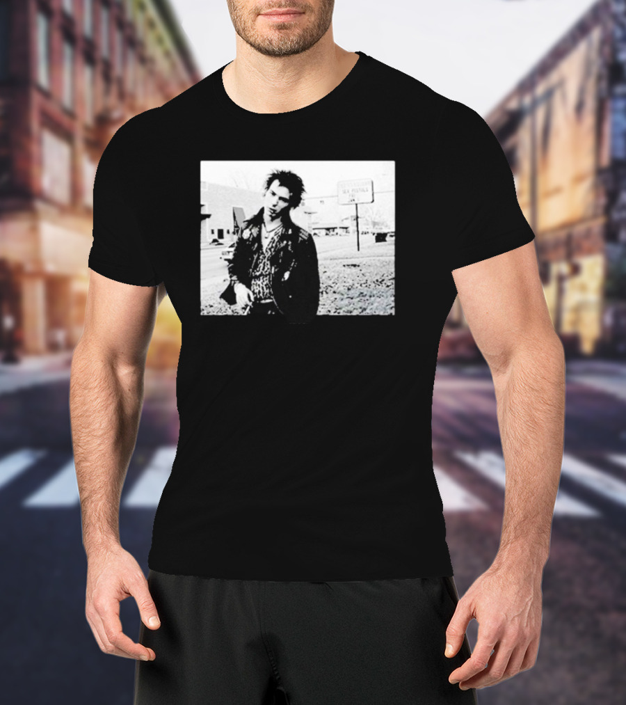 Sex Pistols Babylon Sid Vicious Street Scene Retro Punk Style T-Shirt