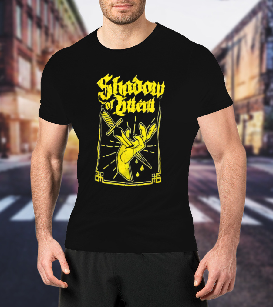 Shadow Of Intent Dagger Aura And Hand Motif T-Shirt