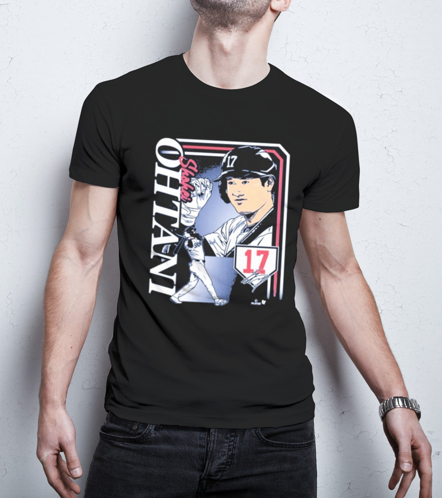 Shohei Ohtani #17 Signature Collage Los Angeles Dodgers T-Shirt