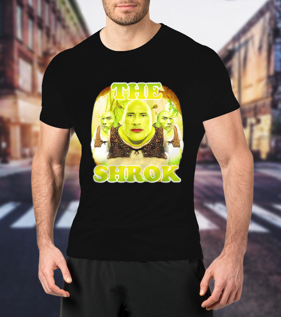 THE SHROK Shrek Parody Featuring Iconic Imagery T-Shirt