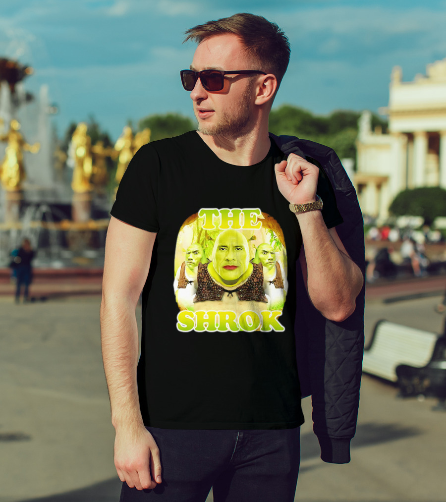 THE SHROK Shrek Parody Featuring Iconic Imagery T-Shirt