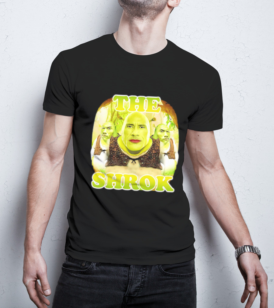 THE SHROK Shrek Parody Featuring Iconic Imagery T-Shirt
