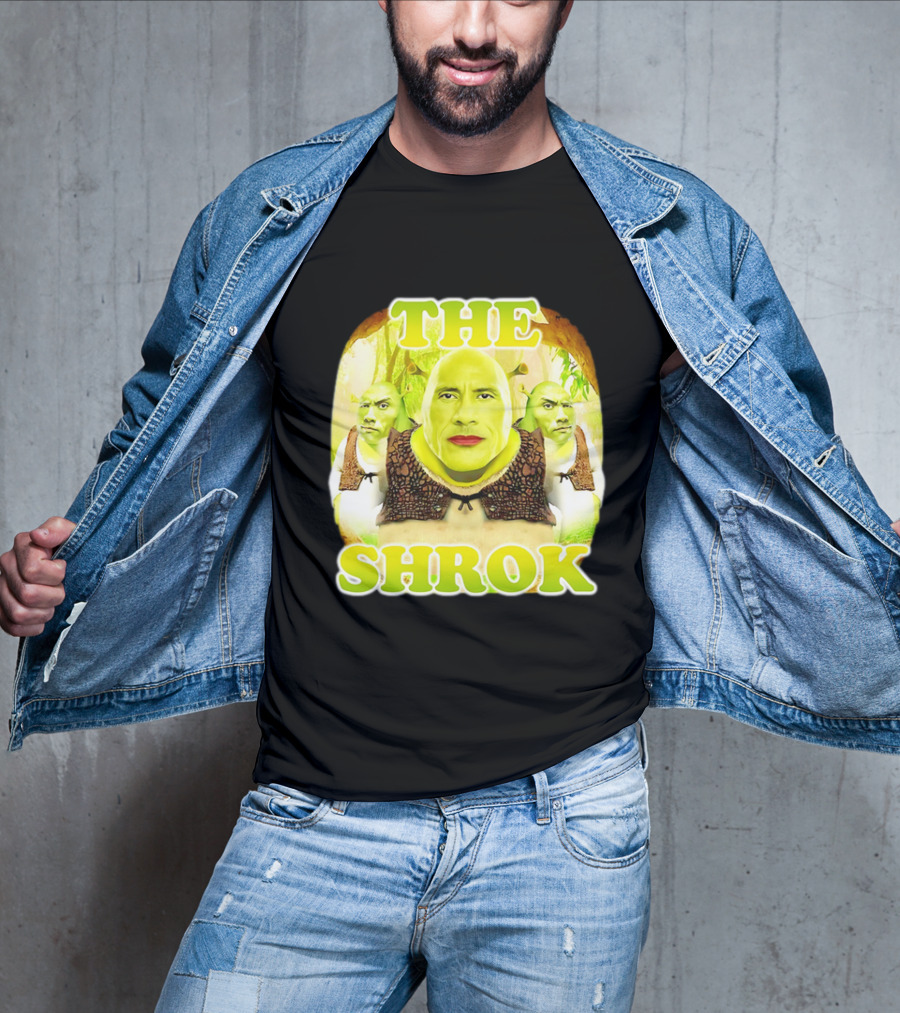 THE SHROK Shrek Parody Featuring Iconic Imagery T-Shirt