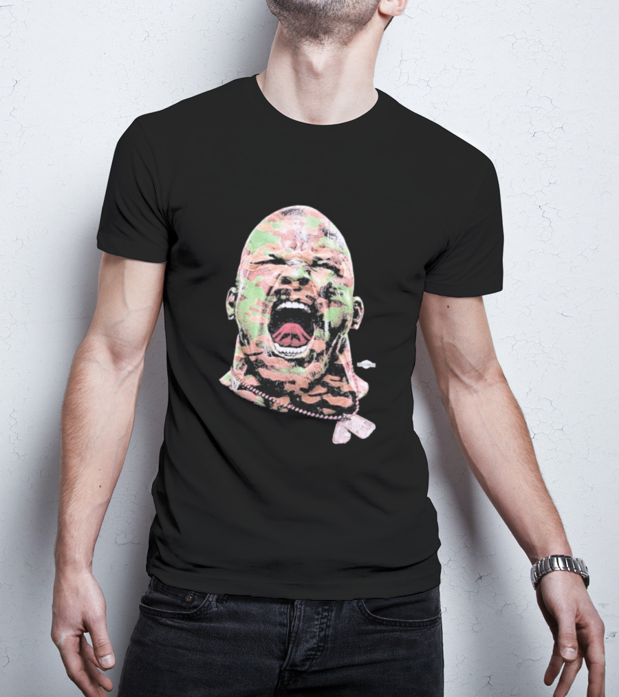 Steve Austin Camo Pattern Hellstar X WWE Wrestlemania 41 316 2025 T-Shirt