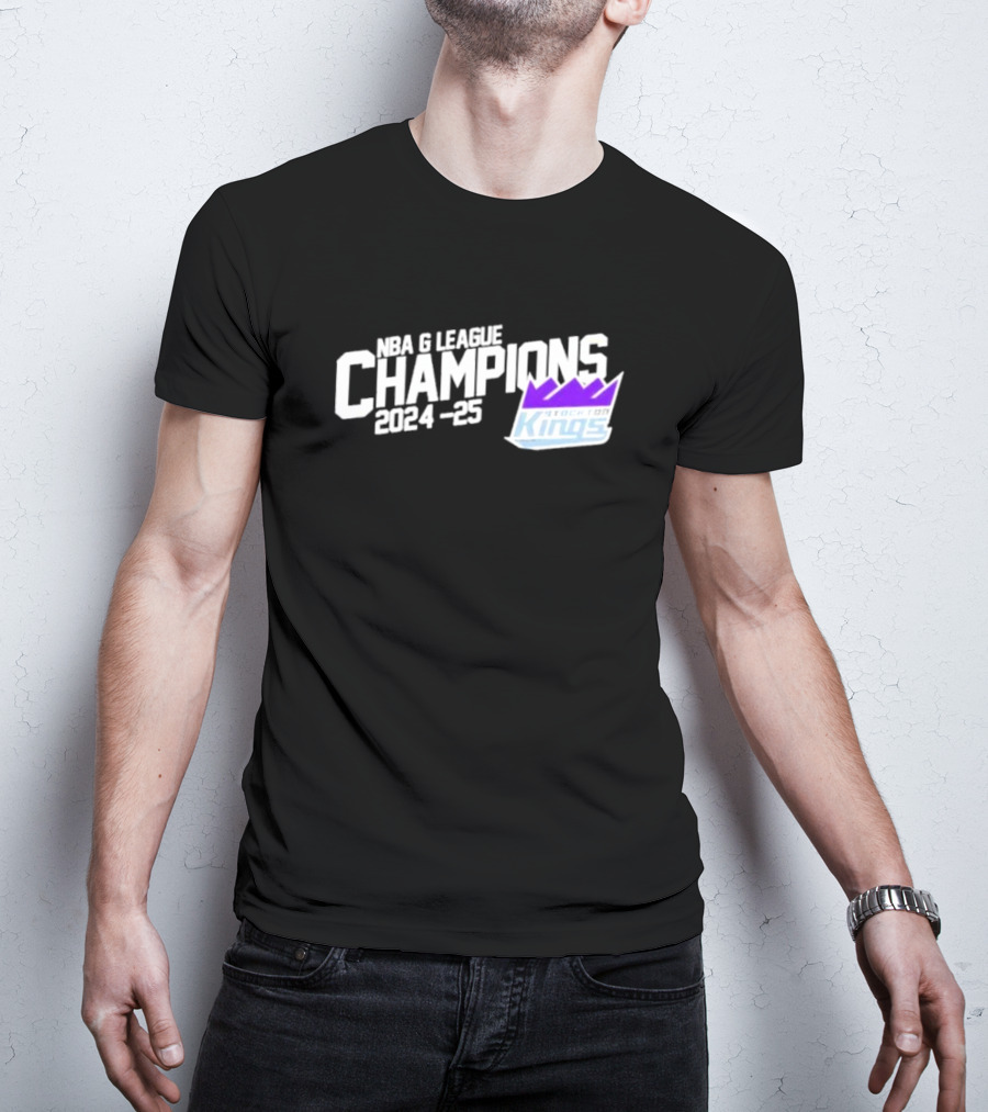 Stockton Kings NBA G League Champions 2024-25 T-Shirt