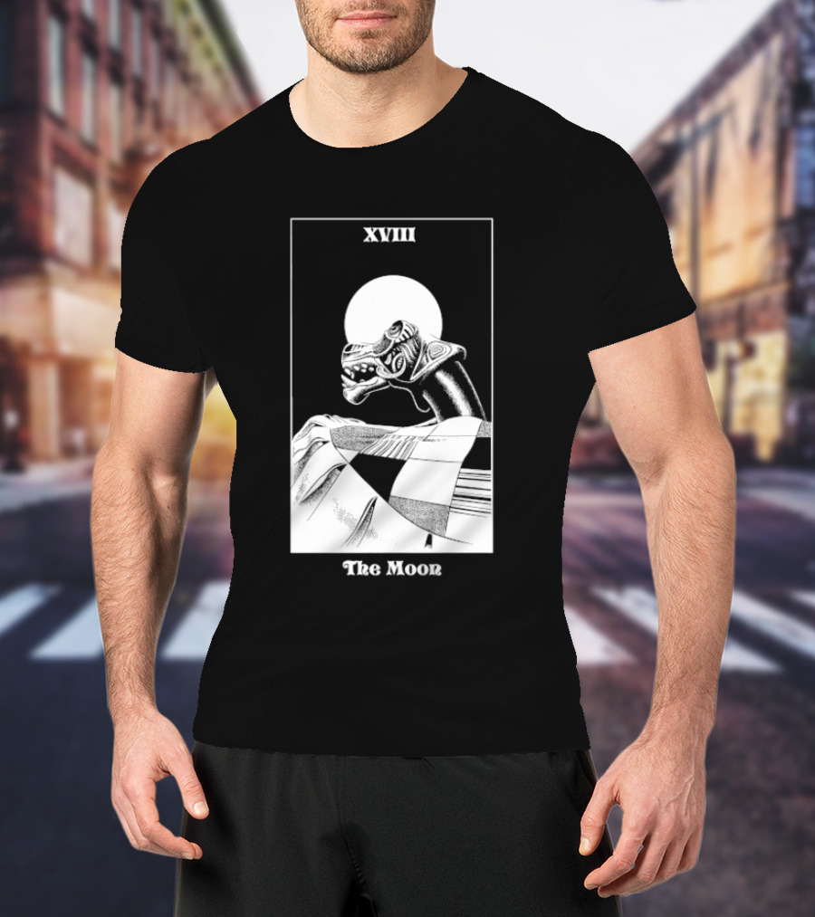 Summerisle Arcana XVIII The Moon Skull Tarot T-Shirt