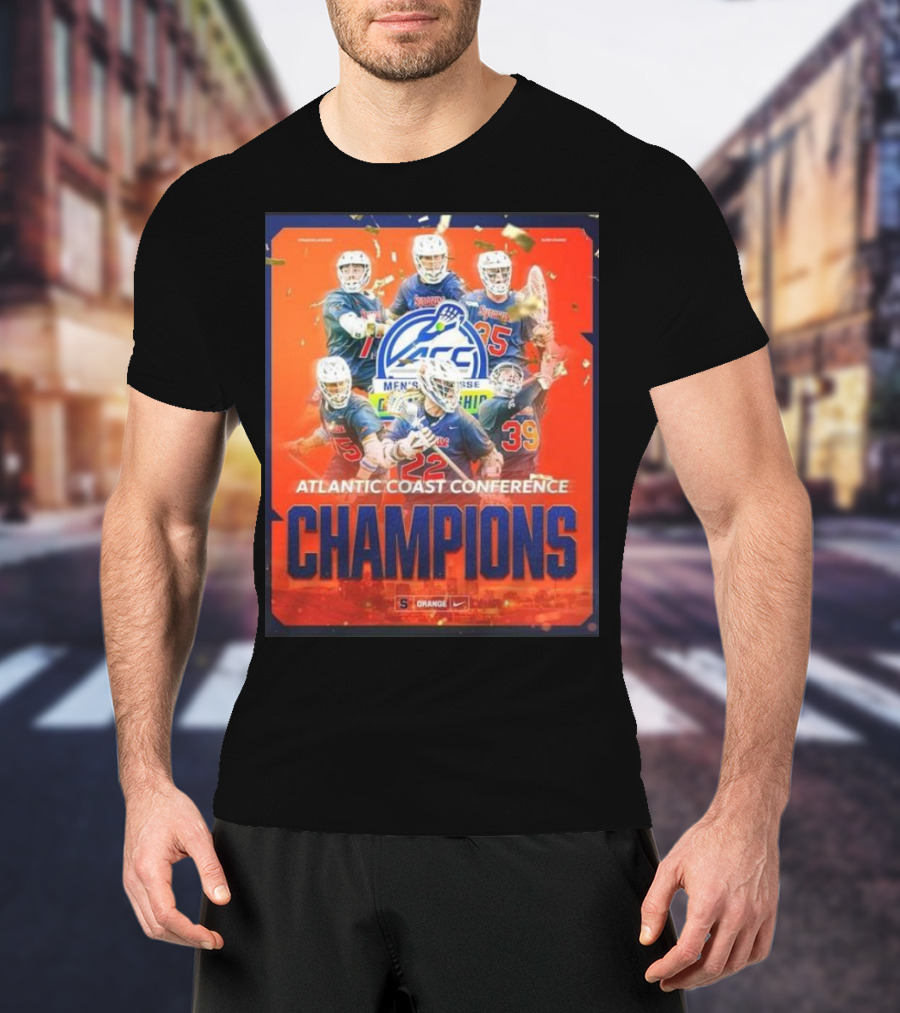 Syracuse Orange Men’s Lacrosse Atlantic Coast Conference Champions 2025 T-Shirt