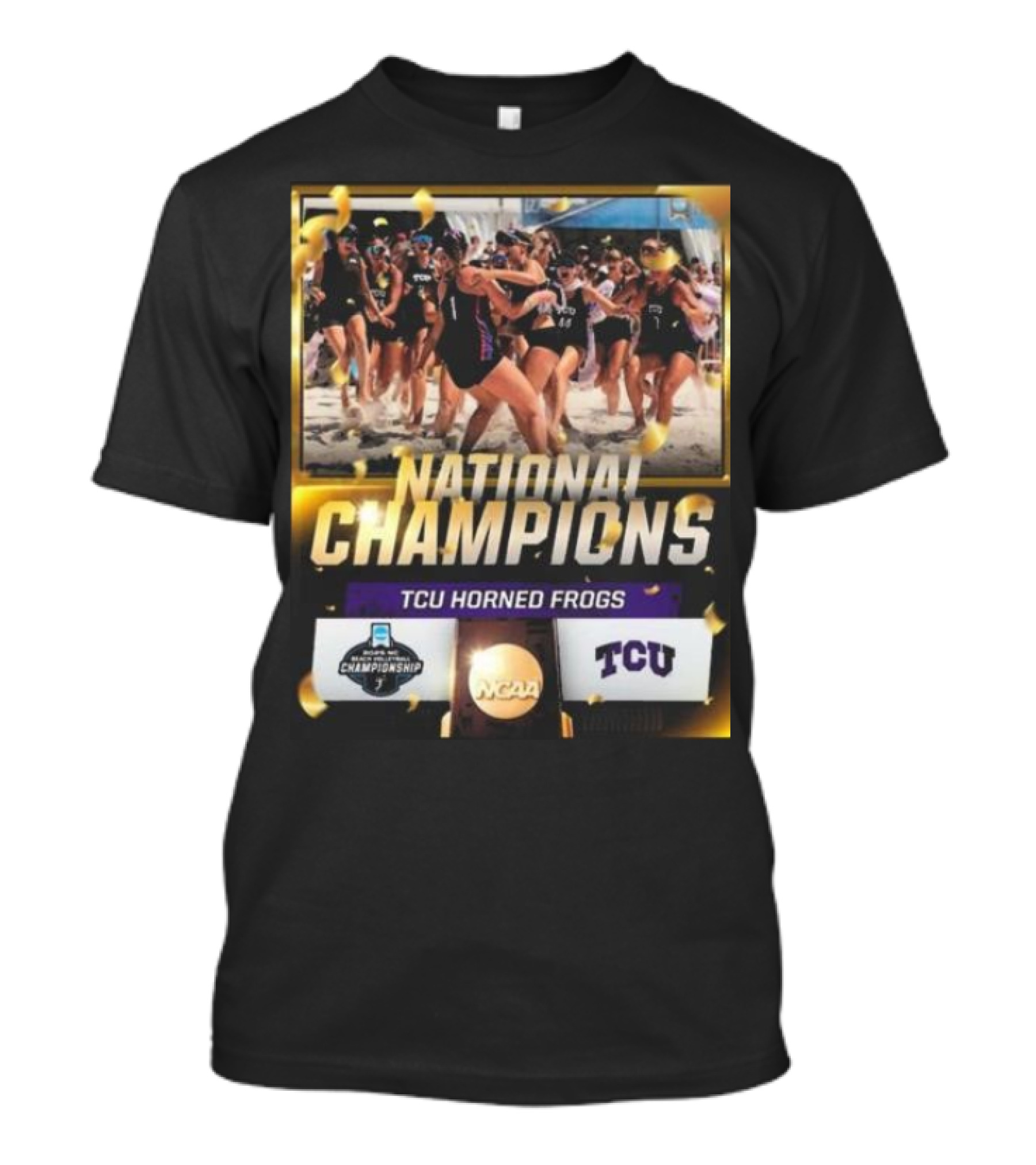 TCU Horned Frogs National Champions NCAA Women’s Beach Volleyball 2025 T-Shirt