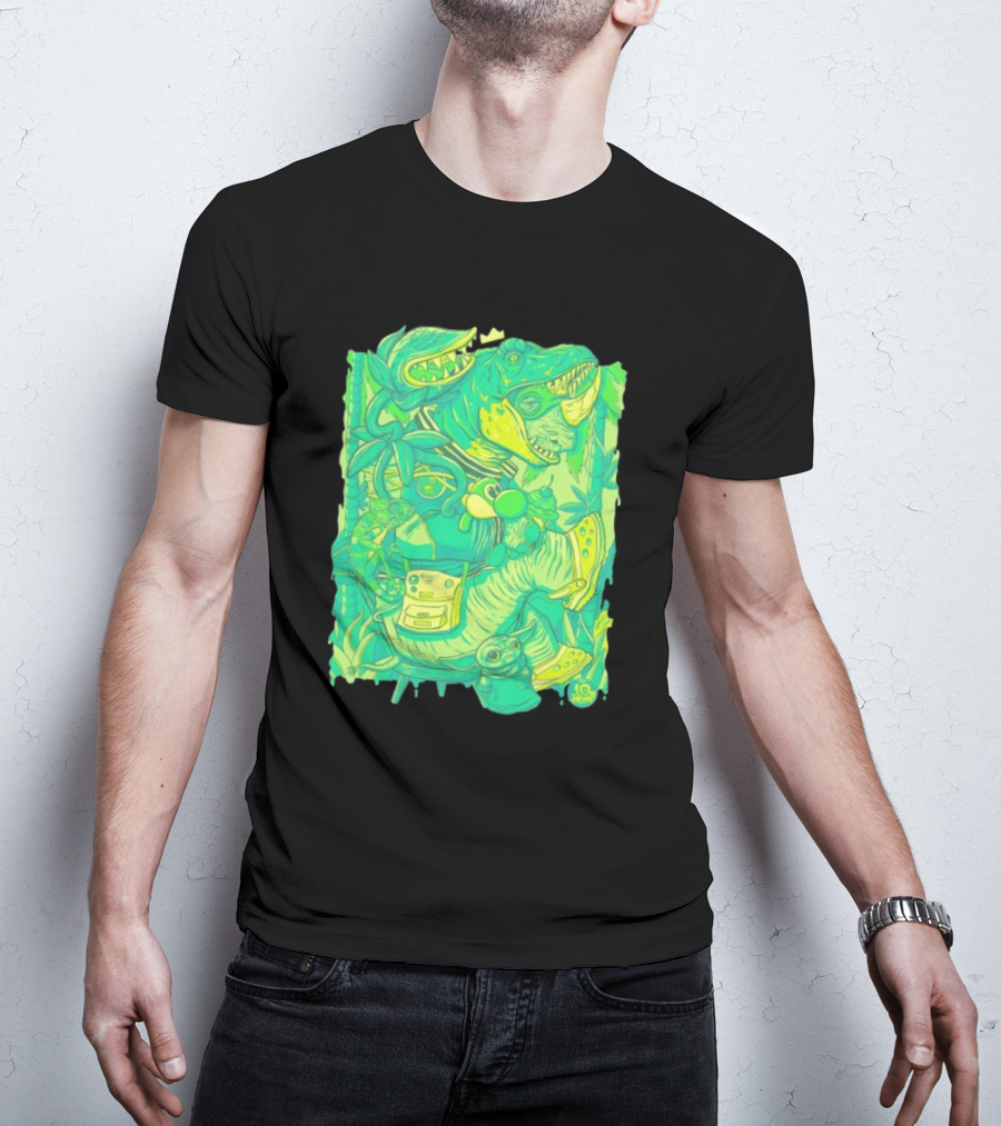 Ten Hundred Green Rhino 10 Hun Adventure T-Shirt