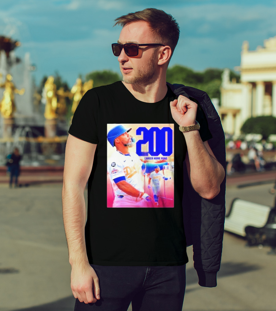 Los Angeles Dodgers Teoscar Hernandez 200 Career Home Runs T-Shirt