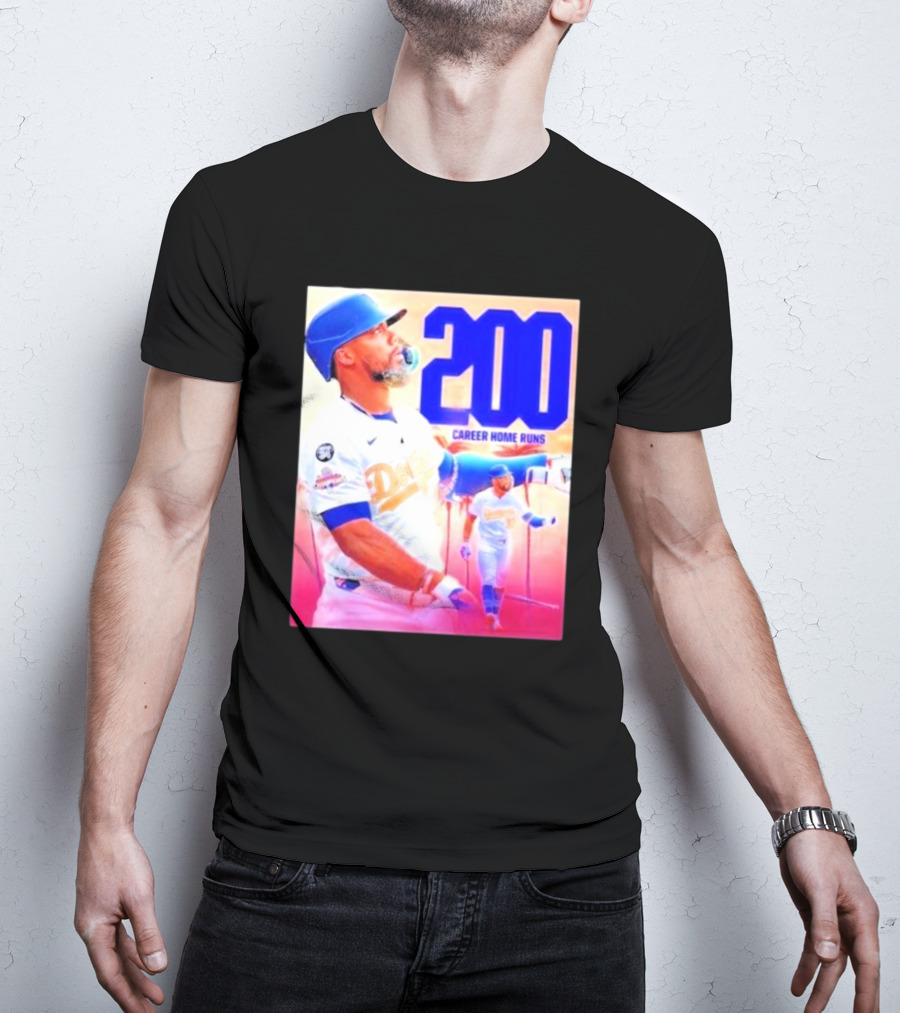 Los Angeles Dodgers Teoscar Hernandez 200 Career Home Runs T-Shirt