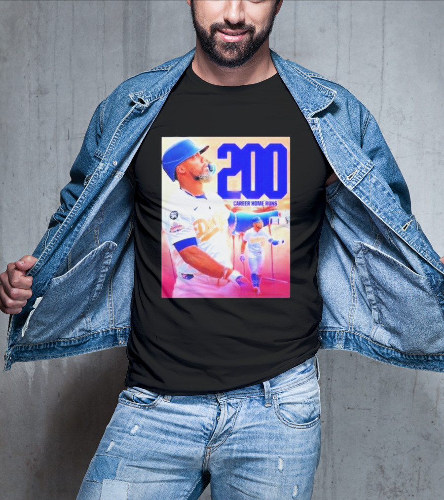 Los Angeles Dodgers Teoscar Hernandez 200 Career Home Runs T-Shirt