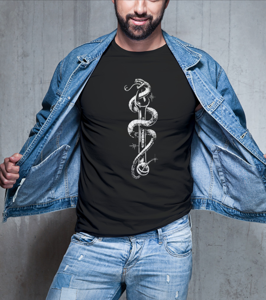 Aston Martin Aramco F1 Dom Dolla Snake Sword Collaboration T-Shirt