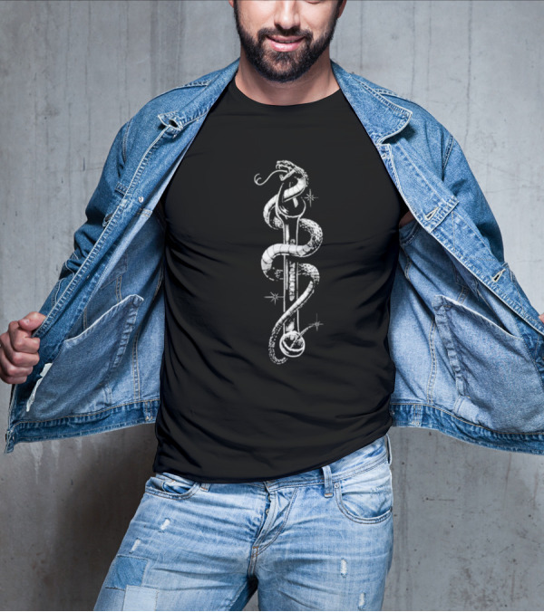 Aston Martin Aramco F1 Dom Dolla Snake Sword Collaboration T-Shirt
