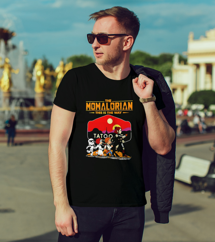 The Momalorian This Is The Way Tatooine Cartoon Adventure T-Shirt