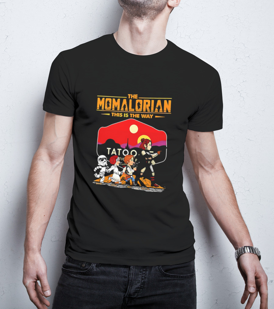 The Momalorian This Is The Way Tatooine Cartoon Adventure T-Shirt