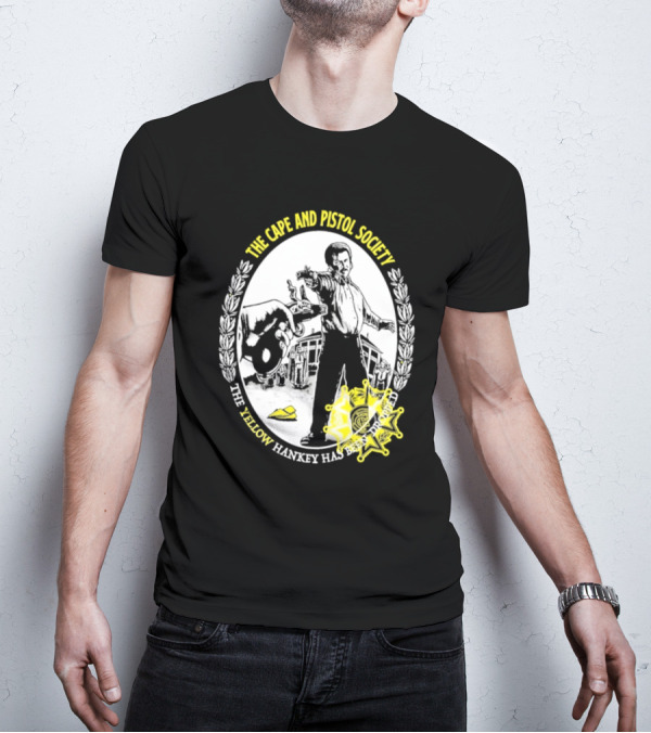 The Righteous Gemstones The Cape And Pistol Society Yellow Hankey Dropped Duelling T-Shirt